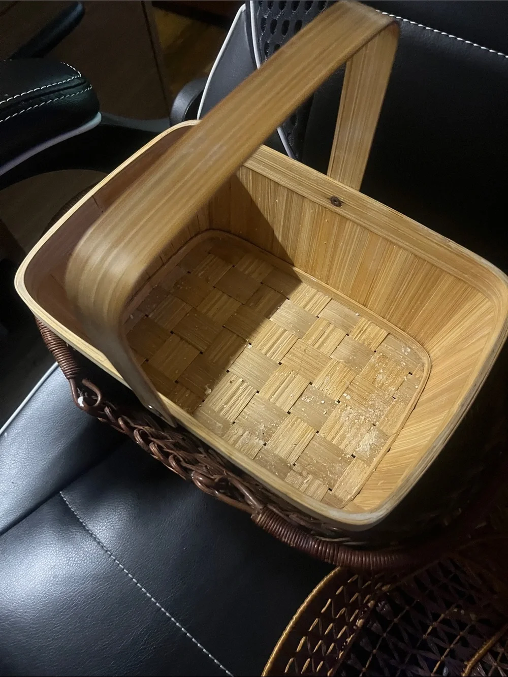 Woven Assorted Basket Set - Natural Brown & Light Tan
